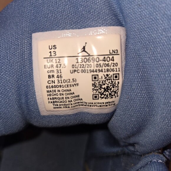 Air Jordan 12 Indigo (130690-404) - Men's sz 13 - Picture 7 of 7
